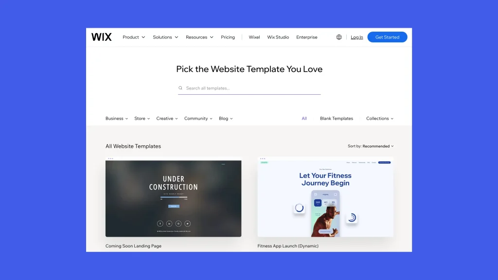 Wix Templates Wix Templates