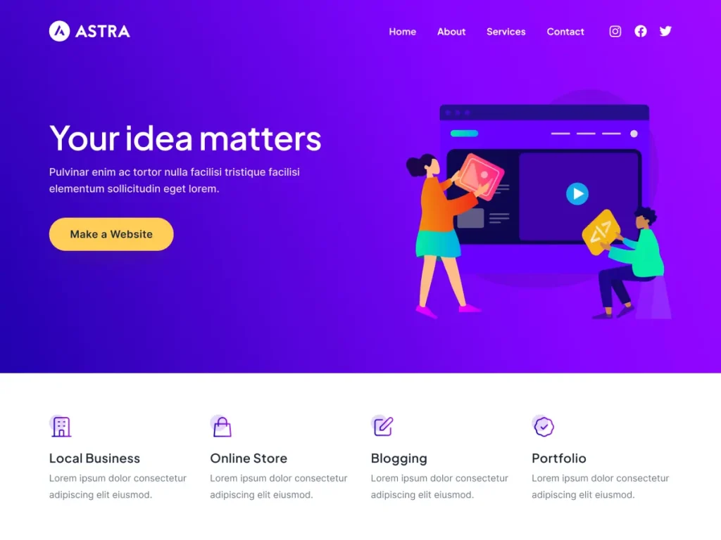 Astra eCommerce Theme