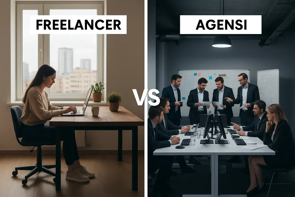 Freelancer vs Agensi
