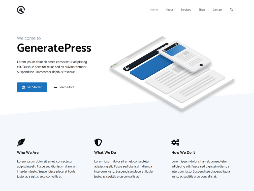 GeneratePress eCommerce Theme