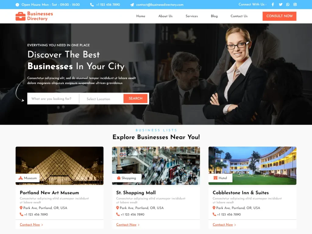 directory listing website