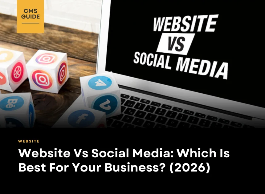 website vs social media