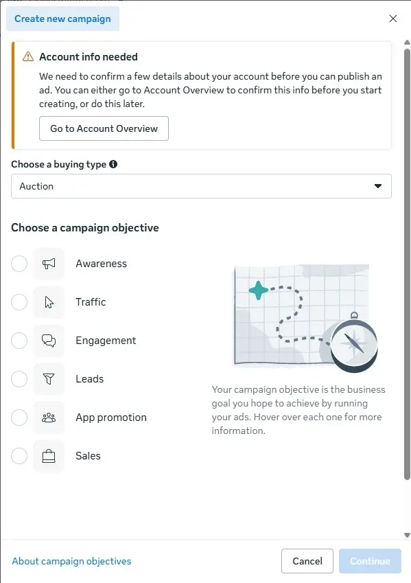 Choose Your Campaign Objective